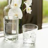 Bouteille verre Culligan fleur