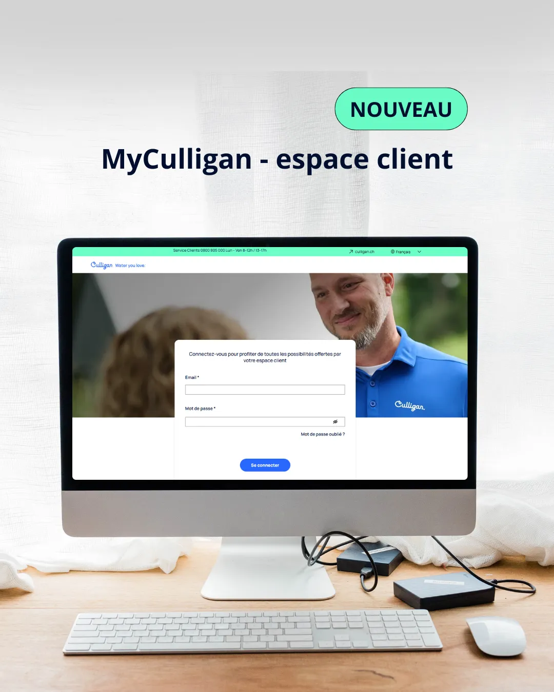 Tout votre service Culligan, au même endroit